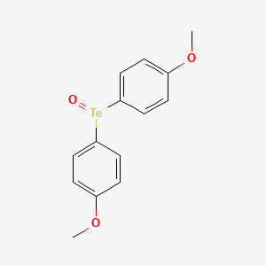 B8750648 Benzene, 1,1'-tellurinylbis(4-methoxy- CAS No. 57857-70-2
