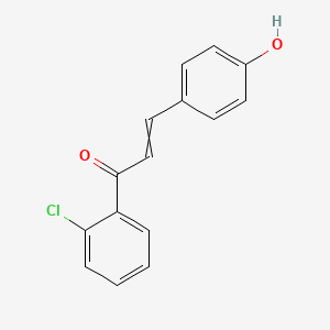 molecular formula C15H11ClO2 B8750652 2'-Chloro 4-hydroxy chalcone 