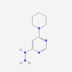 (6-Piperidin-1-yl-pyrimidin-4-yl)-hydrazine