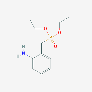 molecular formula C11H18NO3P B8750693 diethyl 2-aminobenzylphosphonate CAS No. 104167-26-2