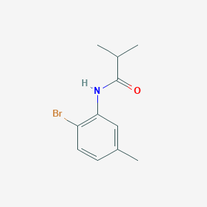 molecular formula C11H14BrNO B8750704 N-(2-bromo-5-methylphenyl)-2-methylpropanamide 