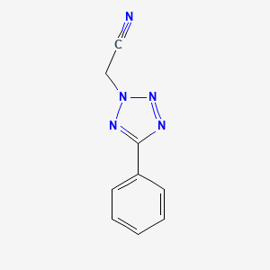 (5-Phenyl-2H-tetrazol-2-yl)acetonitrile