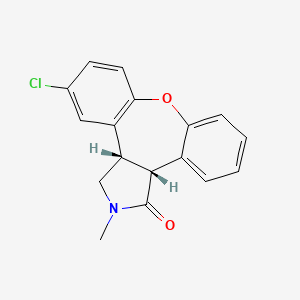 (3aR,12bS)-rel-5-Chloro-2,3,3a,12b-tetrahydro-2-methyl-1H-dibenz[2,3