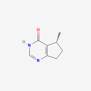 (R)-5-methyl-6,7-dihydro-5H-cyclopenta[d]pyrimidin-4-ol