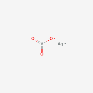 molecular formula AgO3V B087508 Silver vanadium trioxide CAS No. 13497-94-4