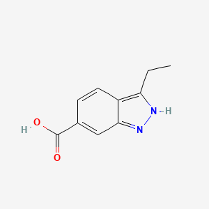 1H-Indazole-6-carboxylic acid, 3-ethyl-