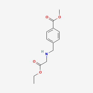 Methyl 4-{[(2-ethoxy-2-oxoethyl)amino]methyl}benzoate