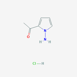 1-(1-amino-1H-pyrrol-2-yl)ethanone hydrochloride