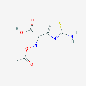 2-(2-Aminothiazole-4-yl)-2-acetoxyiminoacetic acid