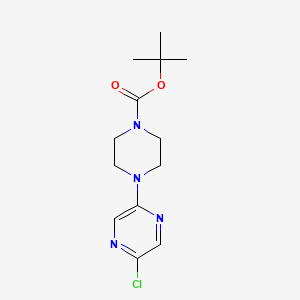 molecular formula C13H19ClN4O2 B8751124 Tert-butyl 4-(5-chloropyrazin-2-YL)piperazine-1-carboxylate 