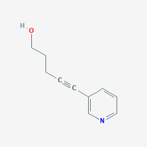4-Pentyn-1-ol, 5-(3-pyridinyl)-