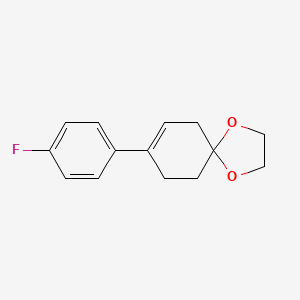 8-(4-Fluorophenyl)-1,4-dioxaspiro[4.5]dec-7-ene