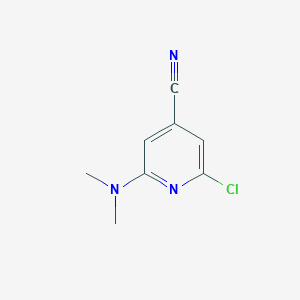 2-Chloro-6-(dimethylamino)pyridine-4-carbonitrile