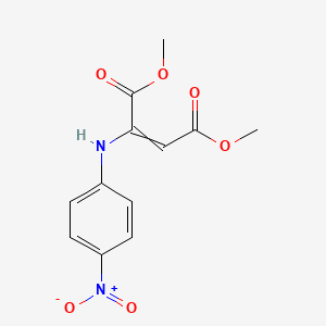 Dimethyl 2-[(4-nitrophenyl)amino]-2-butenedioate