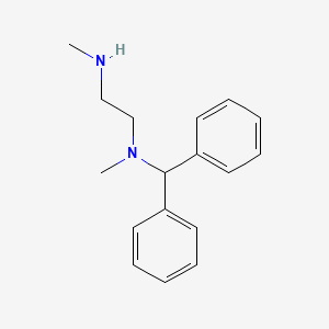 molecular formula C17H22N2 B8751375 N1-Benzhydryl-N1,N2-dimethylethane-1,2-diamine CAS No. 103915-36-2