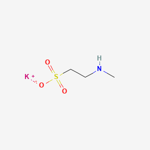 molecular formula C3H8KNO3S B8751508 Potassium 2-(methylamino)ethanesulphonate CAS No. 23289-80-7