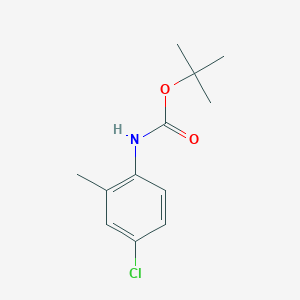 molecular formula C12H16ClNO2 B8751533 Tert-butyl (4-chloro-2-methylphenyl)carbamate CAS No. 129822-41-9