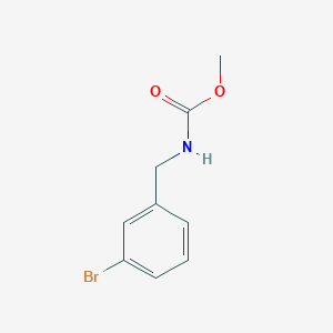 molecular formula C9H10BrNO2 B8751541 Methyl (3-bromobenzyl)carbamate 