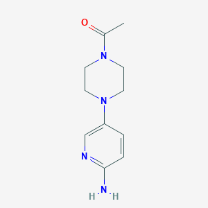 1-(4-(6-Aminopyridin-3-YL)piperazin-1-YL)ethan-1-one