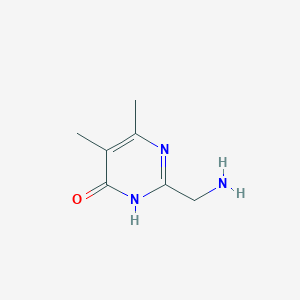 2-(Aminomethyl)-5,6-dimethyl-4-pyrimidinol