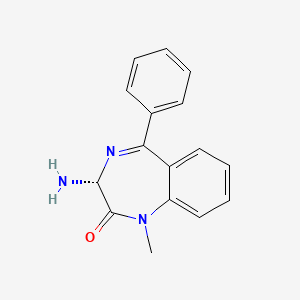 (R)-3-amino-1-methyl-5-phenyl-1,3-dihydro-2H-benzo[e][1,4]diazepin-2-one