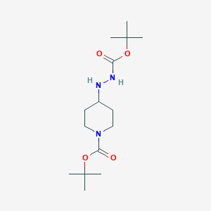4-(N'-Tert-butoxycarbonyl-hydrazino)-piperidine-1-carboxylic acid tert-butyl ester