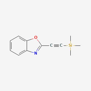 2-((Trimethylsilyl)ethynyl)benzo[d]oxazole