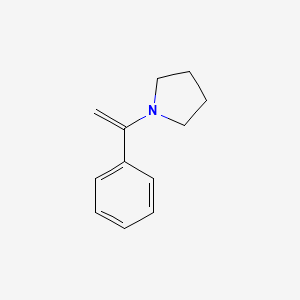 molecular formula C12H15N B8751679 1-(1-Phenylvinyl)pyrrolidine CAS No. 3433-56-5