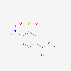 Methyl 4-amino-5-methanesulfonyl-2-methylbenzoate