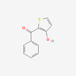 molecular formula C11H8O2S B8751722 (3-Hydroxy-thiophen-2-YL)-phenyl-methanone CAS No. 67525-89-7
