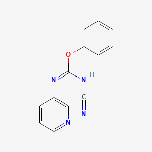 Phenyl N'-cyano-N-(3-pyridinyl)imidocarbamate