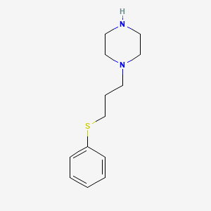 molecular formula C13H20N2S B8751870 1-(3-(Phenylthio)propyl)piperazine 
