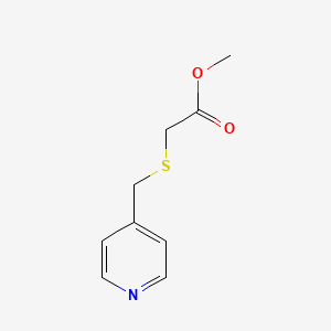 Methyl 2-((pyridin-4-ylmethyl)thio)acetate