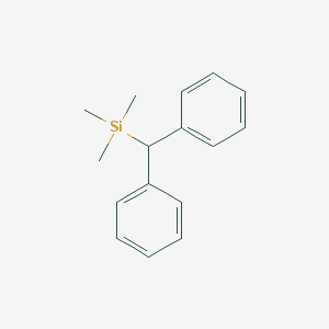 molecular formula C16H20Si B8751903 BENZHYDRYL-TRIMETHYL-SILANE CAS No. 6328-61-6