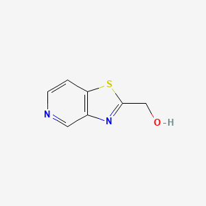 molecular formula C7H6N2OS B8751980 Thiazolo[4,5-c]pyridin-2-ylmethanol 