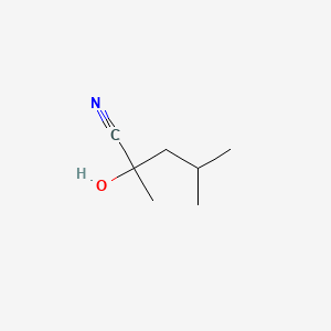 molecular formula C7H13NO B8751992 2-Hydroxy-2,4-dimethylpentanenitrile CAS No. 4131-68-4