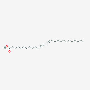 molecular formula C27H46O2 B008752 12,14-Heptacosadiynoic acid CAS No. 106510-41-2