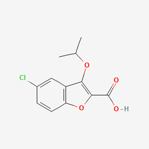 5-Chloro-3-isopropoxybenzofuran-2-carboxylicacid