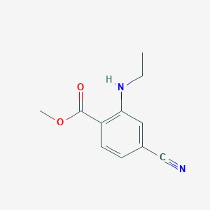 Methyl 4-cyano-2-(ethylamino)benzoate