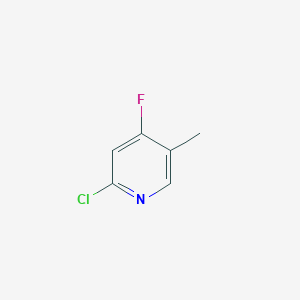 molecular formula C6H5ClFN B087523 2-氯-4-氟-5-甲基吡啶 CAS No. 1227574-24-4