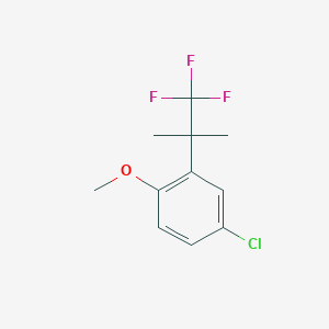 4-Chloro-1-methoxy-2-(1,1,1-trifluoro-2-methylpropan-2-YL)benzene