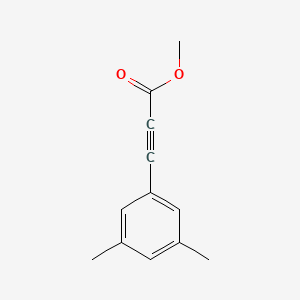 molecular formula C12H12O2 B8752312 Methyl 3-(3,5-dimethylphenyl)prop-2-ynoate CAS No. 276856-73-6