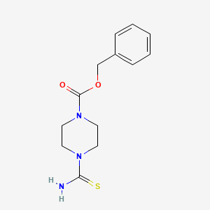 molecular formula C13H17N3O2S B8752338 Benzyl 4-carbamothioylpiperazine-1-carboxylate CAS No. 856844-77-4