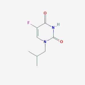 molecular formula C8H11FN2O2 B8752354 5-fluoro-1-isobutylpyrimidine-2,4(1H,3H)-dione CAS No. 312536-72-4