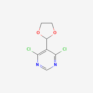4,6-Dichloro-5-(1,3-dioxolan-2-yl)pyrimidine
