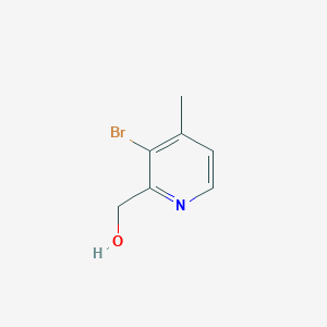 molecular formula C7H8BrNO B8752372 (3-Bromo-4-methylpyridin-2-yl)methanol 