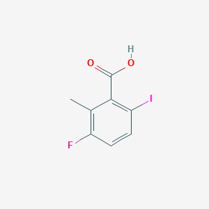 3-Fluoro-6-iodo-2-methylbenzoic acid