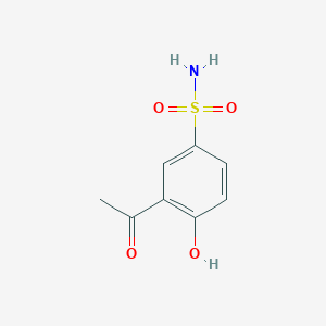 3-Acetyl-4-hydroxybenzene-1-sulfonamide