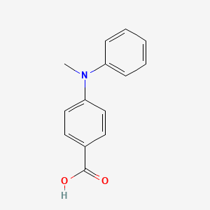 molecular formula C14H13NO2 B8752443 4-(Methylphenylamino)benzoic acid 