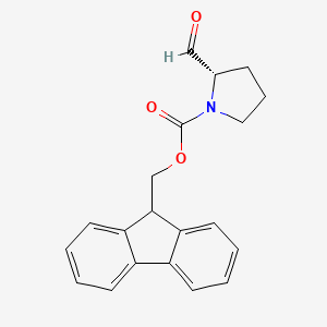 molecular formula C20H19NO3 B8752485 Fmoc-Pro-Wang resin 